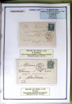 1863-76 Importante collection d'Étoiles chiffrées sur