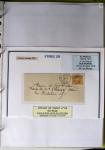 1863-76 Importante collection d'Étoiles chiffrées sur