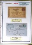 1863-76 Importante collection d'Étoiles chiffrées sur