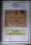 1863-76 Importante collection d'Étoiles chiffrées sur