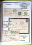 1863-76 Importante collection d'Étoiles chiffrées sur