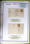 1863-76 Importante collection d'Étoiles chiffrées sur