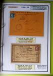 1863-76 Importante collection d'Étoiles chiffrées sur