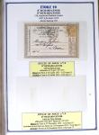 1863-76 Importante collection d'Étoiles chiffrées sur