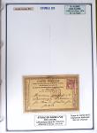 1863-76 Importante collection d'Étoiles chiffrées sur