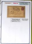 1863-76 Importante collection d'Étoiles chiffrées sur