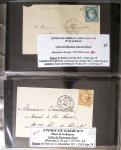 1863-76 Importante collection d'Étoiles chiffrées sur