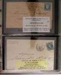 1863-76 Importante collection d'Étoiles chiffrées sur