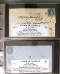 1863-76 Importante collection d'Étoiles chiffrées sur