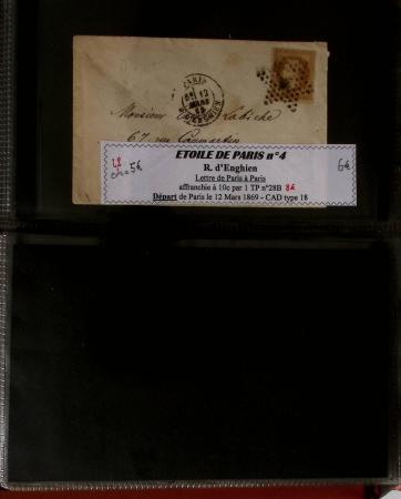1863-76 Importante collection d'Étoiles chiffrées sur
