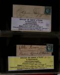 1863-76 Importante collection d'Étoiles chiffrées sur