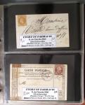 1863-76 Importante collection d'Étoiles chiffrées sur