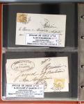 1863-76 Importante collection d'Étoiles chiffrées sur