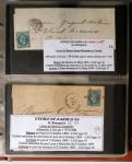 1863-76 Importante collection d'Étoiles chiffrées sur