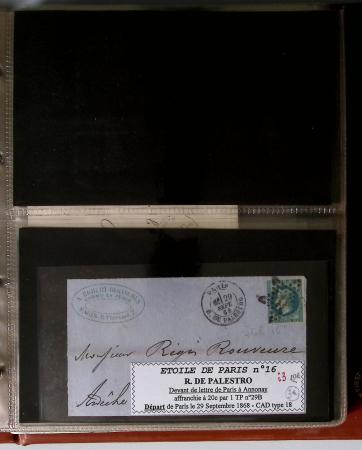 1863-76 Importante collection d'Étoiles chiffrées sur