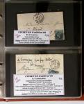 1863-76 Importante collection d'Étoiles chiffrées sur