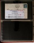 1863-76 Importante collection d'Étoiles chiffrées sur