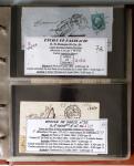1863-76 Importante collection d'Étoiles chiffrées sur