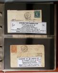 1863-76 Importante collection d'Étoiles chiffrées sur