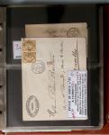 1863-76 Importante collection d'Étoiles chiffrées sur