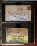 1863-76 Importante collection d'Étoiles chiffrées sur