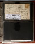 1863-76 Importante collection d'Étoiles chiffrées sur
