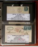 1863-76 Importante collection d'Étoiles chiffrées sur