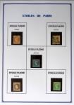 1863-76 Importante collection d'Étoiles chiffrées sur