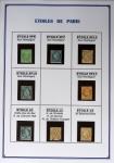 1863-76 Importante collection d'Étoiles chiffrées sur