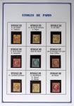 1863-76 Importante collection d'Étoiles chiffrées sur