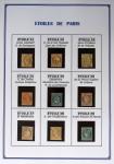 1863-76 Importante collection d'Étoiles chiffrées sur