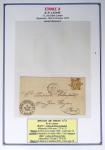 1863-76 Importante collection d'Étoiles chiffrées sur