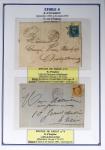1863-76 Importante collection d'Étoiles chiffrées sur