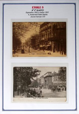 1863-76 Importante collection d'Étoiles chiffrées sur