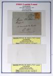1863-76 Importante collection d'Étoiles chiffrées sur