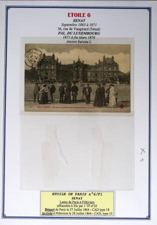 1863-76 Importante collection d'Étoiles chiffrées sur
