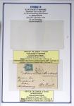 1863-76 Importante collection d'Étoiles chiffrées sur