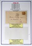 1863-76 Importante collection d'Étoiles chiffrées sur