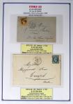 1863-76 Importante collection d'Étoiles chiffrées sur