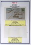 1863-76 Importante collection d'Étoiles chiffrées sur