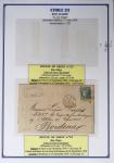 1863-76 Importante collection d'Étoiles chiffrées sur