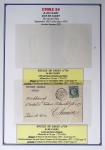 1863-76 Importante collection d'Étoiles chiffrées sur