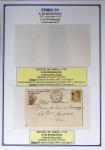1863-76 Importante collection d'Étoiles chiffrées sur
