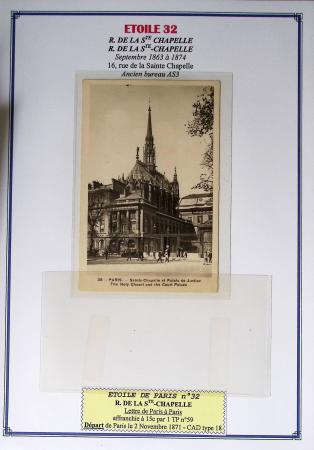 1863-76 Importante collection d'Étoiles chiffrées sur
