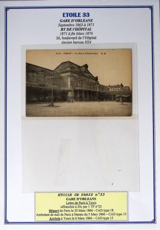 1863-76 Importante collection d'Étoiles chiffrées sur
