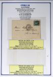 1863-76 Importante collection d'Étoiles chiffrées sur