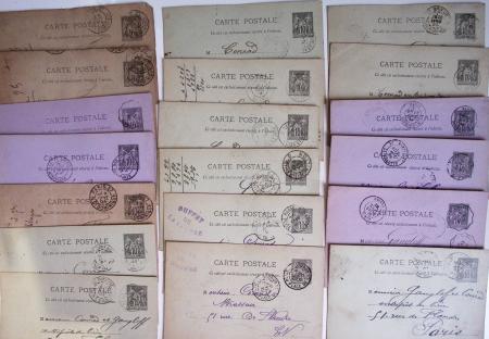 1900-56 Divers dont collection de timbres oblitérés