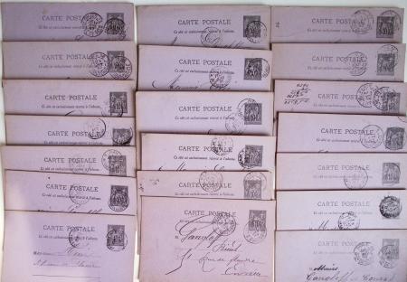 1900-56 Divers dont collection de timbres oblitérés