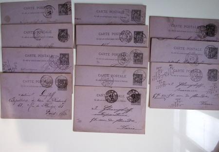 1900-56 Divers dont collection de timbres oblitérés