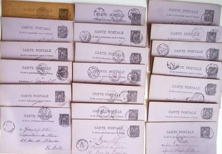 1900-56 Divers dont collection de timbres oblitérés